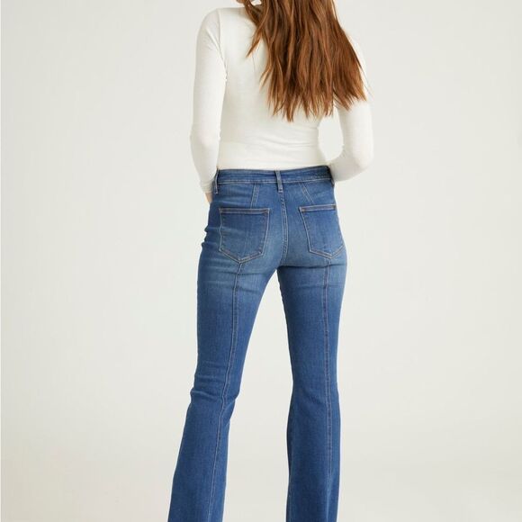 VIGOSS Marley midrise flare Jean indigo stitch fix size 00‎ NWT - Picture 2 of 6